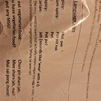Helpful tips at Ethos in Bangkok