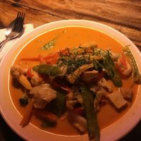 Thai red curry 💚 at Ethos in Bangkok