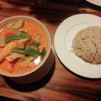 Red curry at Ethos in Bangkok