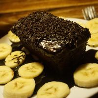 vegan Choco cake!! yum!!  at Ethos in Bangkok