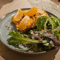Carrot hummus toast at La Clairiere in Lille