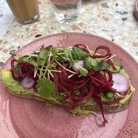 Avo toast  at Parakeet Cafe in La Jolla