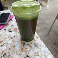 Green juicee  at Parakeet Cafe in La Jolla