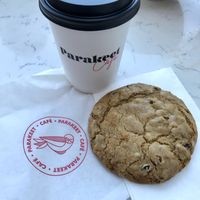 Vegan Chocolate Chip Cookie extraordinaire!  at Parakeet Cafe in La Jolla