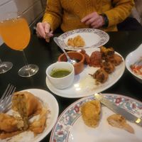Various starters mostly GF at Chai Station - Vegetarian Indian in Chester