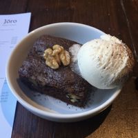 Walnut Brownie   at Joro Vegan Eatery in Birkenhead