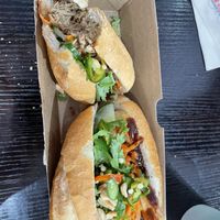 The rendang on the left and the Peking tofu on the right   at Le Vietnam Cafe in Perth