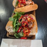 Char siu pork banh mi at Le Vietnam Cafe in Perth