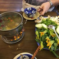 Mushroom hotpot at Man Tu Vegan - District 1 in Ho Chi Minh City