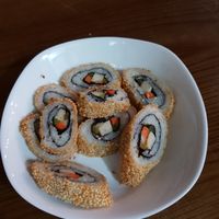 Vegan sushi roll with sesami  at Man Tu Vegan - District 1 in Ho Chi Minh City