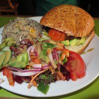 burger at Mosquito Coast in Ghent