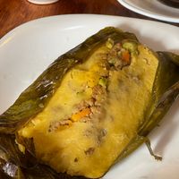 Delicioso tamal vegano, gracias Paty por el café  at Ananda - Calle Hermano Miguel in Cuenca