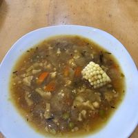 Veggie soup at Ananda - Calle Hermano Miguel in Cuenca