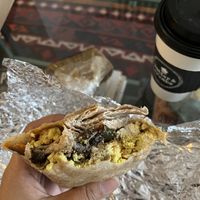 The breakfast burrito  at Batter & Crumbs in Philadelphia