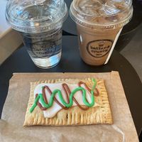 nutella latte and apple cider pop tart at Batter & Crumbs in Philadelphia