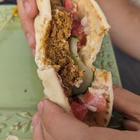 felafel pita at Way Cup Cafe in Holland
