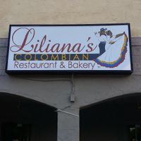 Front sign at Liliana's Colombian Restaurant & Bakery in Jacksonville
