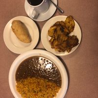 Yellow rice & beans
Pastel de yuca
Tostones at Liliana's Colombian Restaurant & Bakery in Jacksonville