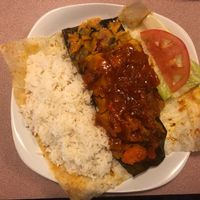 Vegan tamale at Liliana's Colombian Restaurant & Bakery in Jacksonville