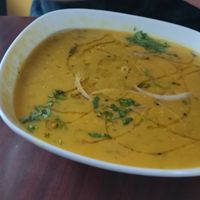 Split pea soup with caramelized onion at The Red Dot Kitchen in Wurtsboro