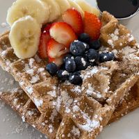 Waffles at The Red Dot Kitchen in Wurtsboro