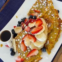Eggless French toast  at The Red Dot Kitchen in Wurtsboro