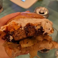 Thank you burger at DoppleGanger in Cambridge