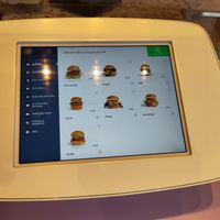 Ordering tablet at DoppleGanger in Cambridge