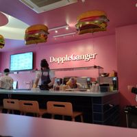 Counter at DoppleGanger in Cambridge