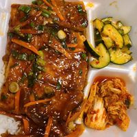 Tofu bulgogi at Seoul USA Korean Restaurant in Salina