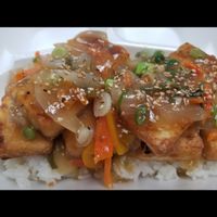 Tofu Bulgogi at Seoul USA Korean Restaurant in Salina