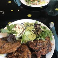 Kimchi pancakes & Wildwuchs Stulle at Wildwuchs in Neuruppin