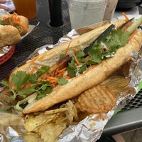 Banh Mi with tofu   at Old Abe & Co. in Rochester