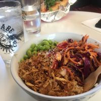 Poke bowl - yum! at Old Abe & Co. in Rochester