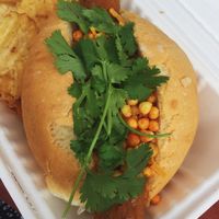 Vegan Sriracha Brat  at Old Abe & Co. in Rochester