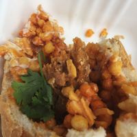 Vegan Sriracha Brat at Old Abe & Co. in Rochester