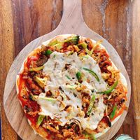 Pizza at Vegan Bali in Kuta