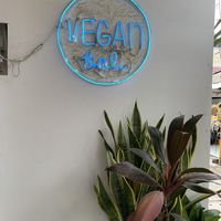 Sign  at Vegan Bali in Kuta