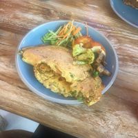 Vegan omelette  at Vegan Bali in Kuta