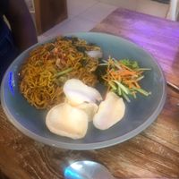Fried noodles at Vegan Bali in Kuta