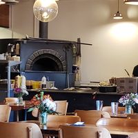 Pizza oven at Hearth Artisan Pizza in Anchorage