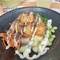 Sushi bowl  at Wagamama in Bratislava