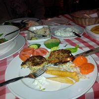 Laterna's vegetarian keftedes (special order, not on the menu) at Laterna Taverna in Paphos
