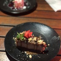 Raw vegan cheesecake  at Bukit Cafe in Pecatu