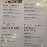 Menu at Acai Queen - Gootama in Ubud