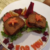 Tempe bacon sandwich at Acai Queen - Gootama in Ubud