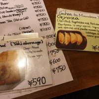 Cards with explanations at Itoya in Matsumoto