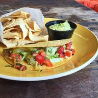 This is an example of a fully vegan meal from taco bell. (not my picture, credits peta) at Taco Bell in Camp Lejeune