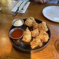 Cauliflower buffalo wings with vegan mayo   at Home in Manchester