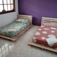 Twin room at Simabo's Backpackers' Hostel in Mindelo